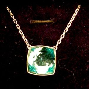 Swarovski Teal necklace